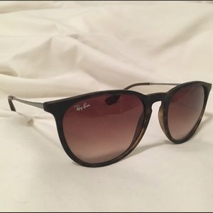 Authentic Ray-ban Erika tortoise sunglasses